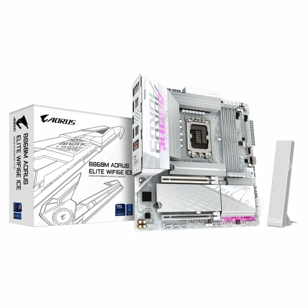 مادربرد GIGABYTE B860M AORUS ELITE WIFI6E ICE