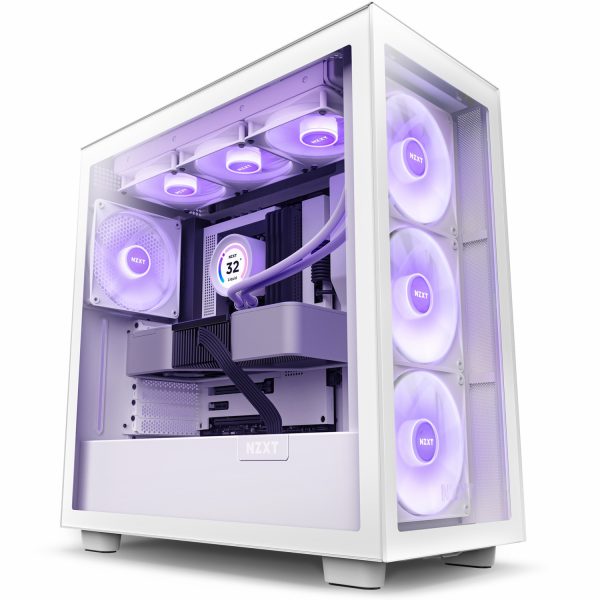 کیس NZXT H7 Elite (2023) - Matte White