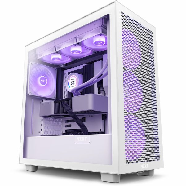 کیس NZXT H7 Flow (2023) - Matte White