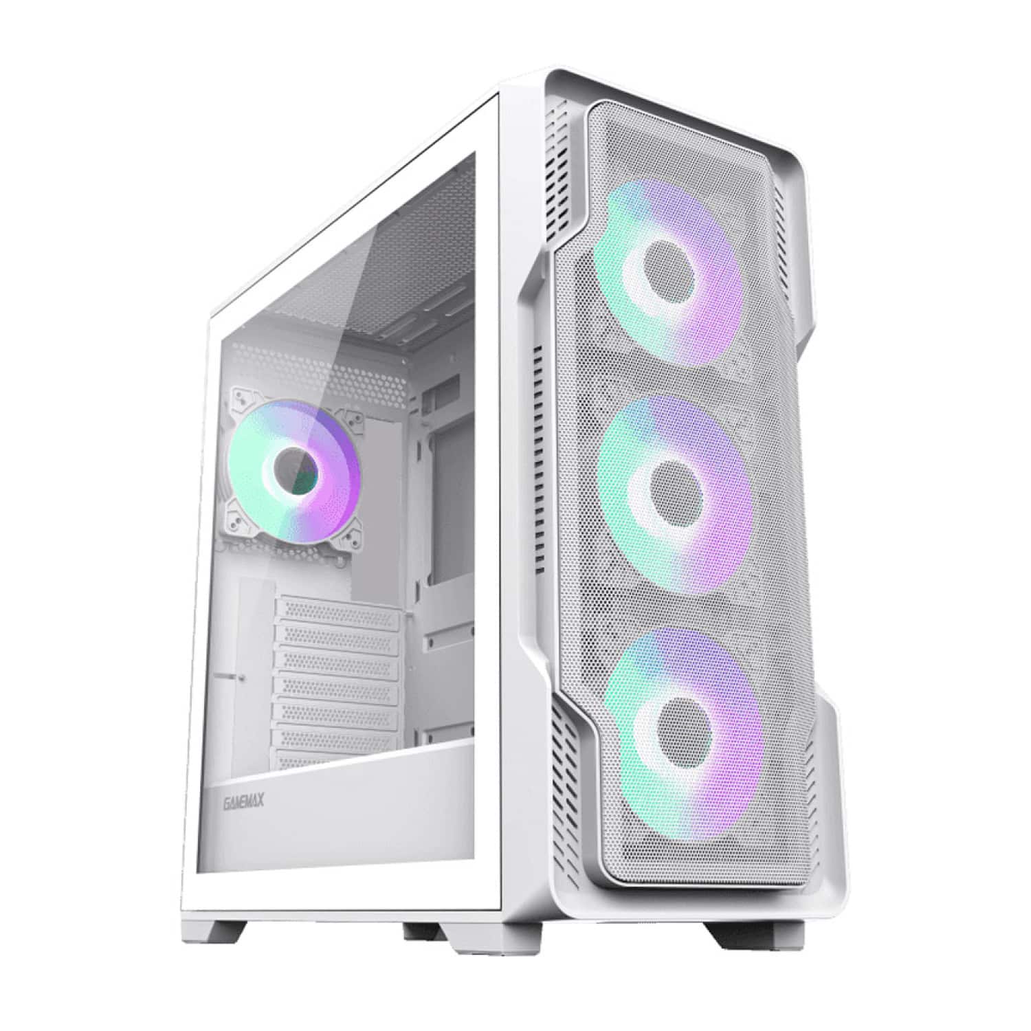 Siege-White-1-1500x1500 کیس GameMax Siege - White - تصویر 1