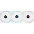 فن کیس Lian Li UNI Fan TL120 LCD Reverse Blade Wireless - 3 in 1 - White