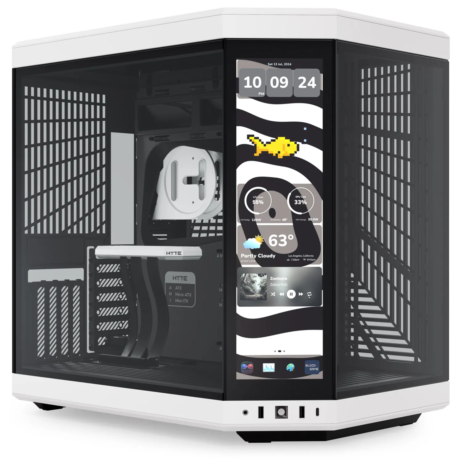 Y70-Touch-Infinite-Panda-1-1500x1500 کیس HYTE Y70 Touch Infinite - Panda - تصویر 1