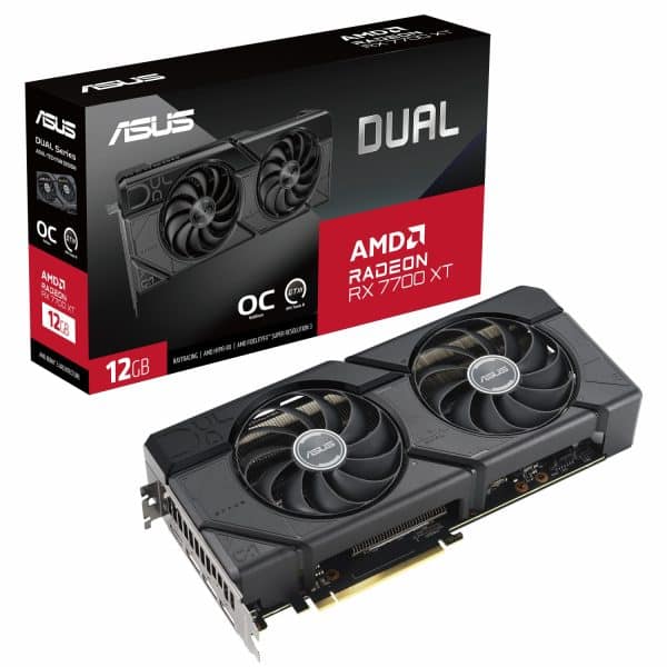 کارت گرافیک ASUS Dual Radeon RX 7700 XT O12G