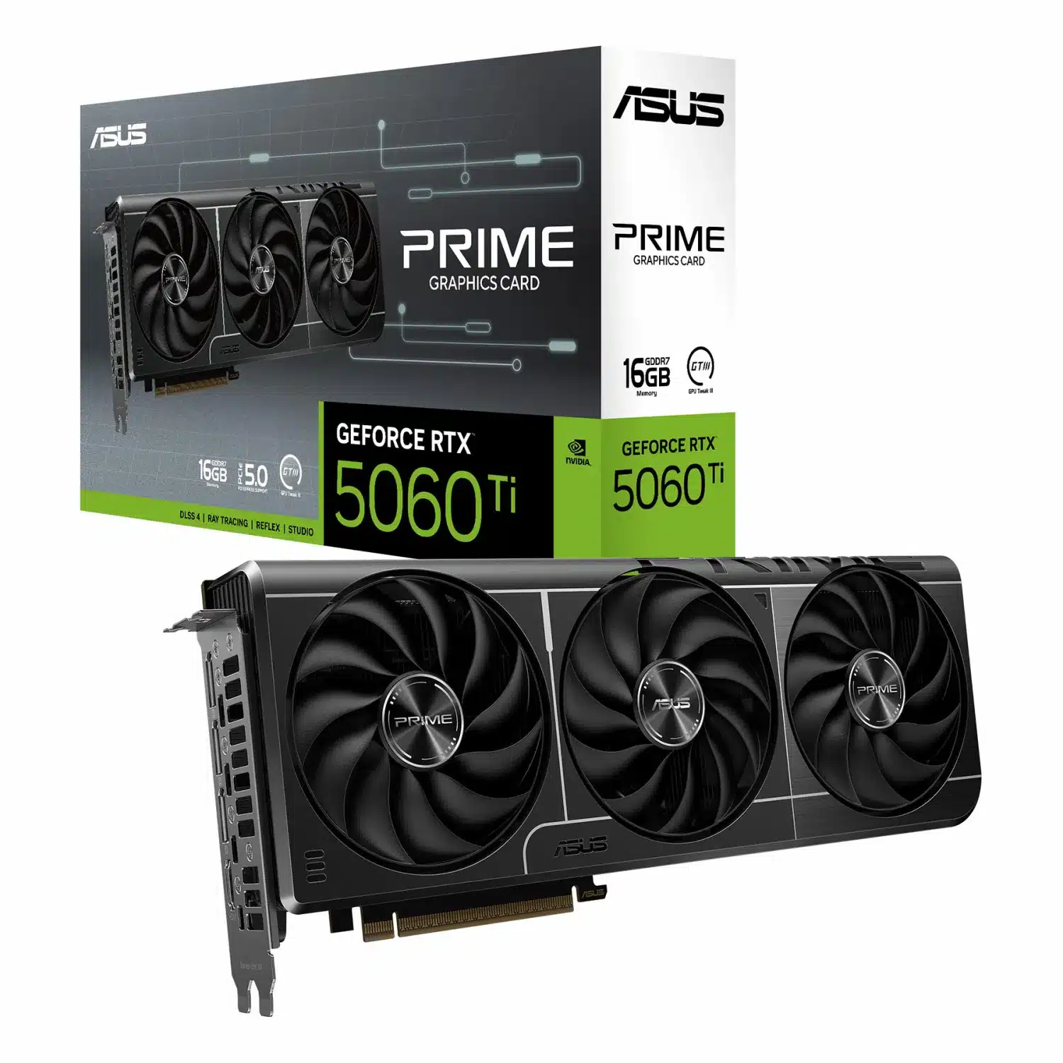 asus-prime-rtx-5060-ti-16g-1-1500x1500 کارت گرافیک ASUS Prime RTX 5060 Ti 16GB - تصویر 1