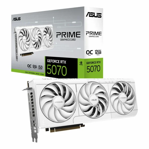 کارت گرافیک ASUS TUF Gaming RTX 5070 Ti OC 16GB White Edition