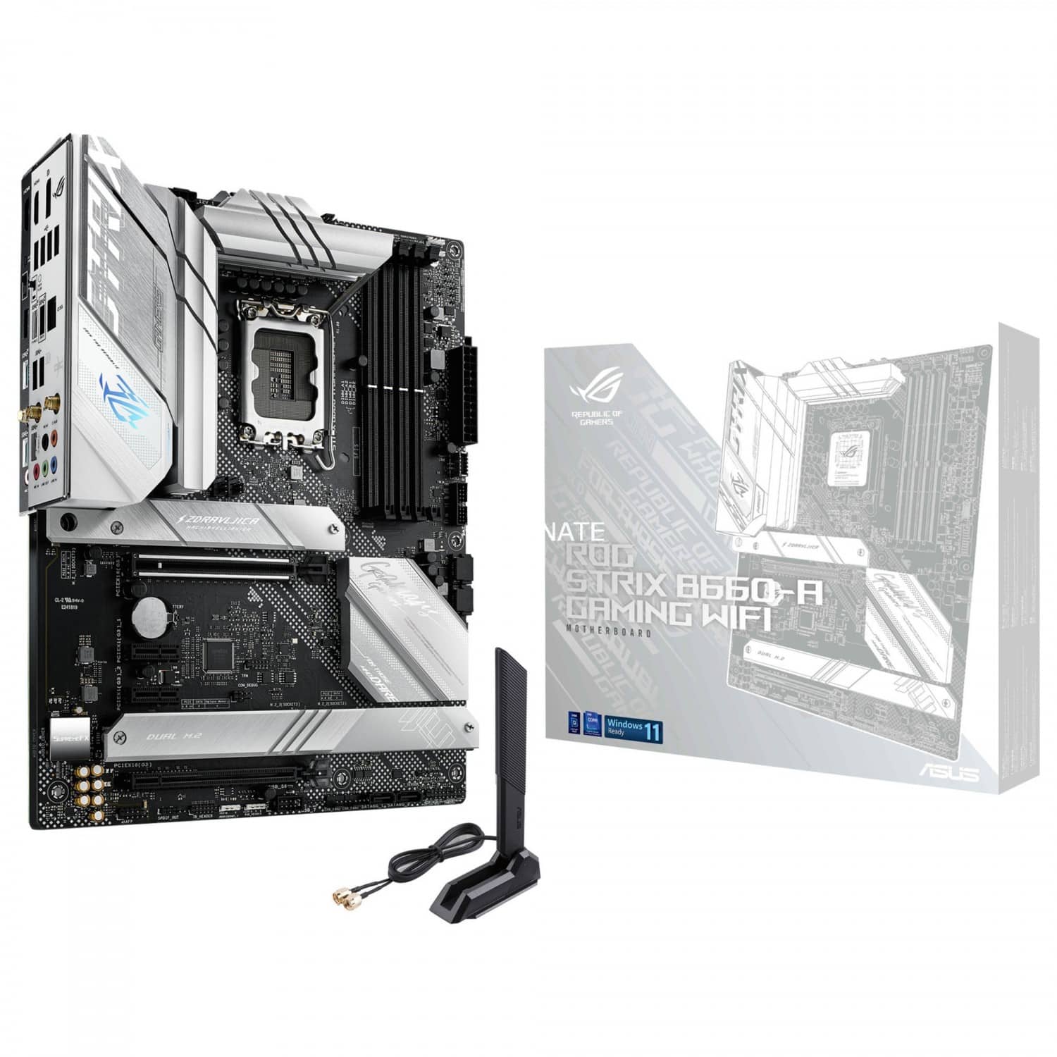 asus-rog-strix-b660-a-gaming-wifi-1n-1500x1500 مادربرد ASUS ROG STRIX B660-A GAMING WIFI - تصویر 1