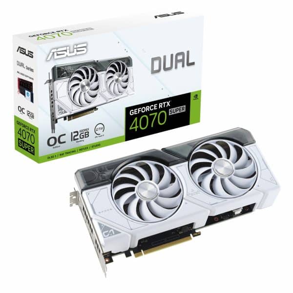کارت گرافیک ASUS Dual RTX 4070 Super 12G - White
