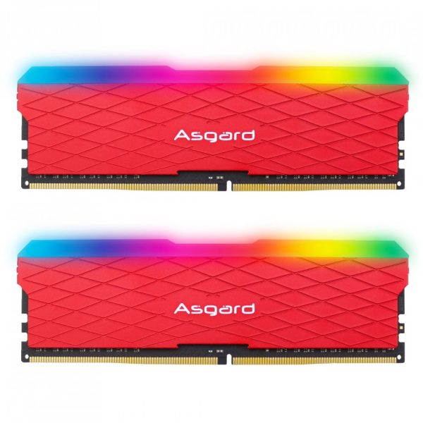 رم Asgard Loki W2 32GB Dual 3200MHz CL18 - Red