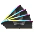 رم Corsair Vengeance RGB DDR5 192GB Quad 5200MHz CL38 - Black - تصویر 2
