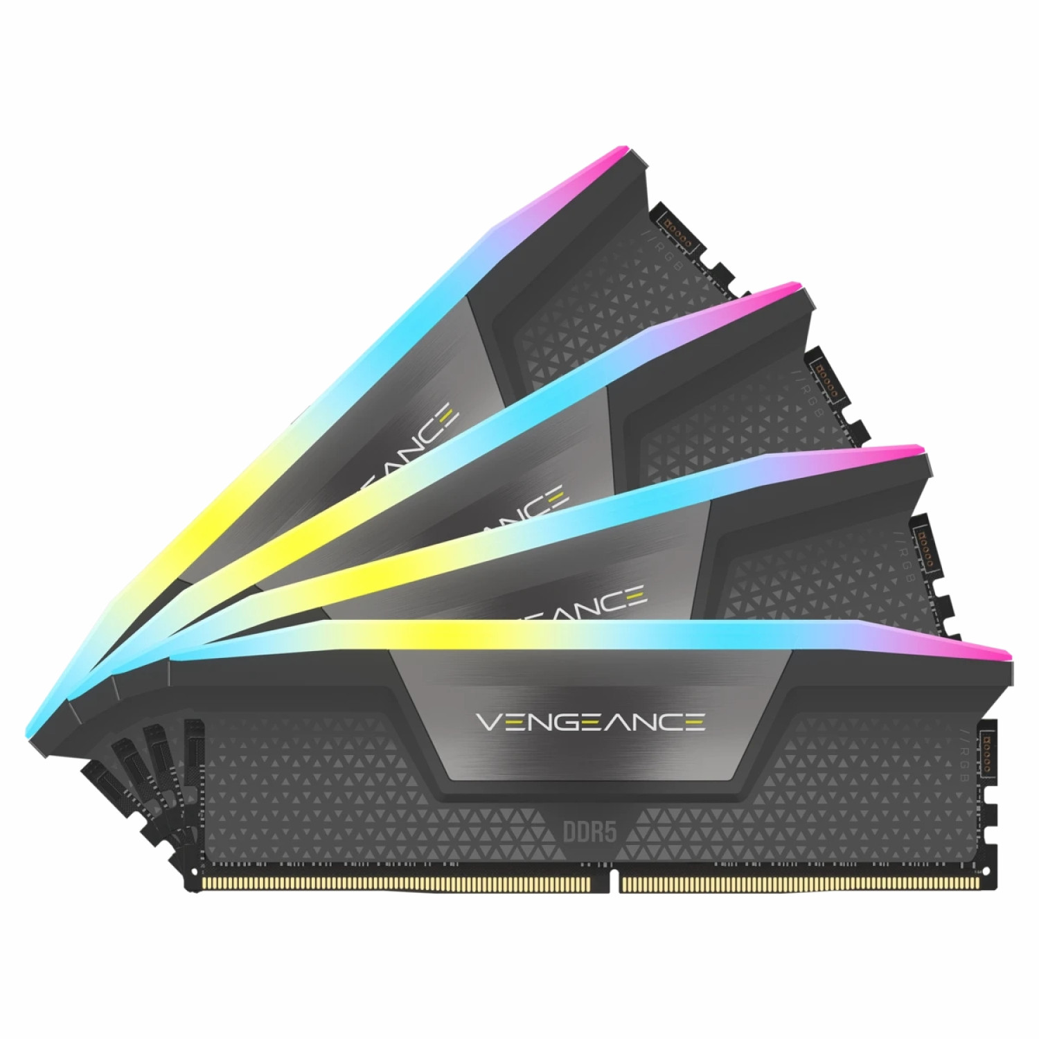 رم Corsair Vengeance RGB DDR5 64GB Quad 5600MHz CL36 – Cool Grey_6904c9b1d03aa.jpeg رم Corsair Vengeance RGB DDR5 64GB Quad 5600MHz CL36 - Cool Grey - تصویر 1