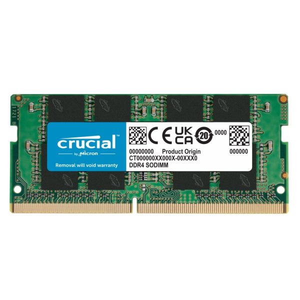 رم لپ تاپ Crucial DDR4 SO-DIMM 8GB Single 3200MHz CL22