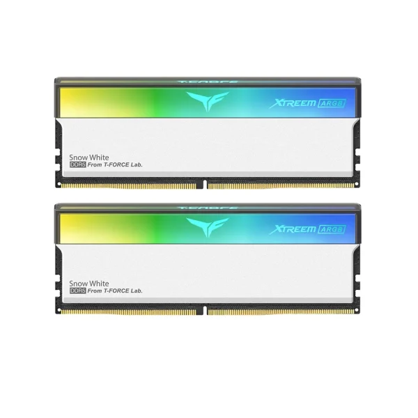 رم Team Group T-Force Xtreem ARGB 32GB Dual 6400MHz CL32 - White