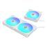 فن کیس Lian Li UNI Fan AL120 V2 - 3 in 1 - White - تصویر 3