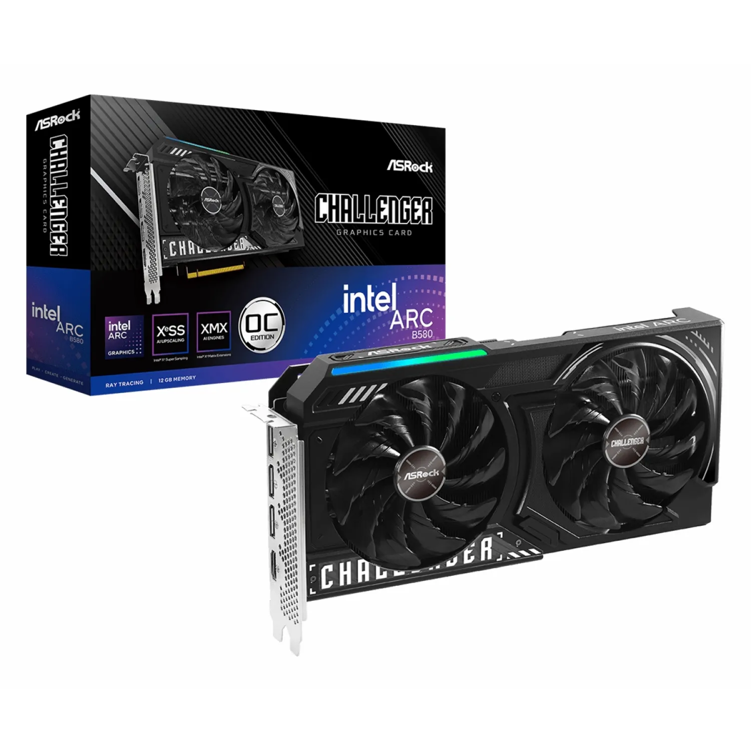 کارت گرافیک ASRock Arc B580 Challenger OC 12GB_68fe30c02cf1a.webp کارت گرافیک ASRock Arc B580 Challenger OC 12GB - تصویر 1