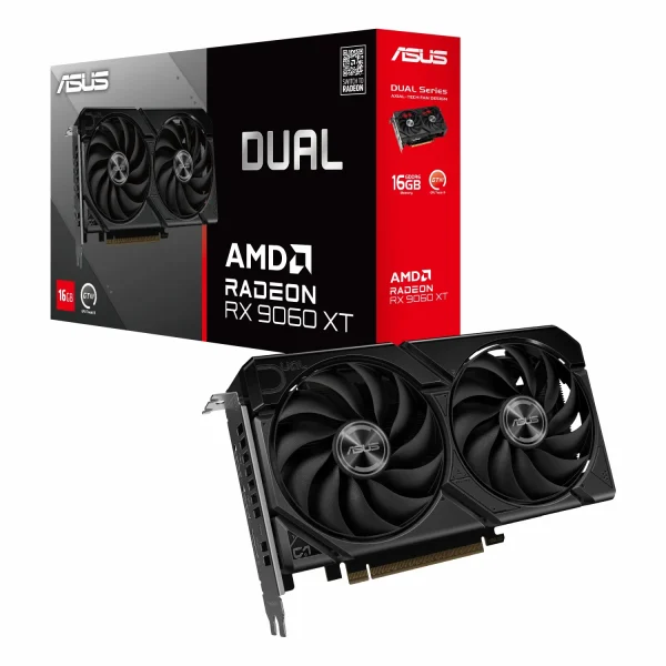 کارت گرافیک ASUS Dual Radeon RX 9060 XT 16GB - Black