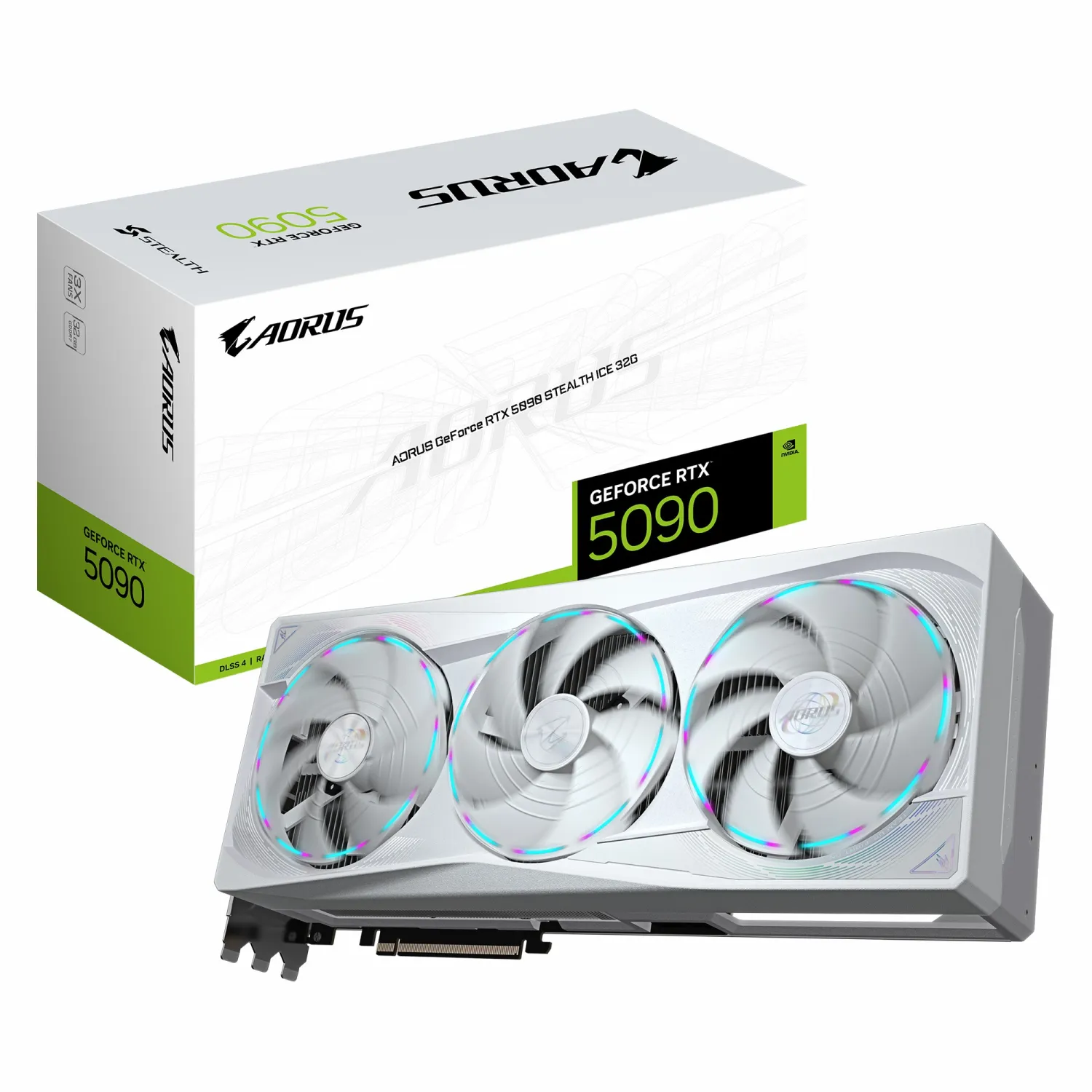 کارت گرافیک GIGABYTE AORUS RTX 5090 Stealth Ice 32G_68ffc2b9e3035.webp کارت گرافیک GIGABYTE AORUS RTX 5090 Stealth Ice 32G - تصویر 1
