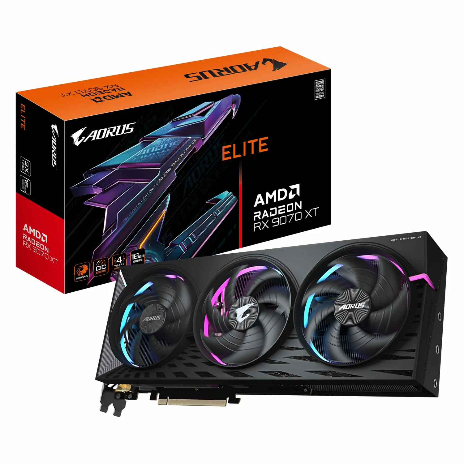 کارت گرافیک GIGABYTE AORUS RX 9070 XT Elite OC 16G_68ffc21a1d12b.webp کارت گرافیک GIGABYTE AORUS RX 9070 XT Elite OC 16G - تصویر 1