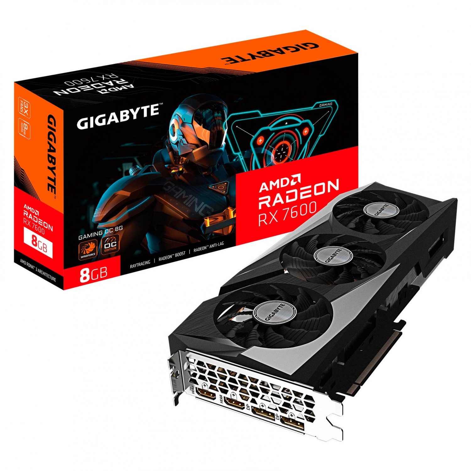 کارت گرافیک GIGABYTE Radeon RX 7600 GAMING OC 8G_6904eeb517173.jpeg کارت گرافیک GIGABYTE Radeon RX 7600 GAMING OC 8G - تصویر 1