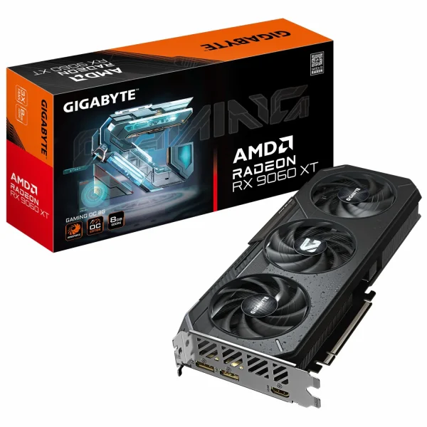 کارت گرافیک GIGABYTE RX 9060 XT Gaming OC 8G