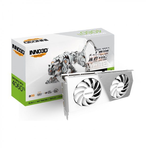 کارت گرافیک Inno3D RTX 4060 Ti Twin X2 OC 8GB - White
