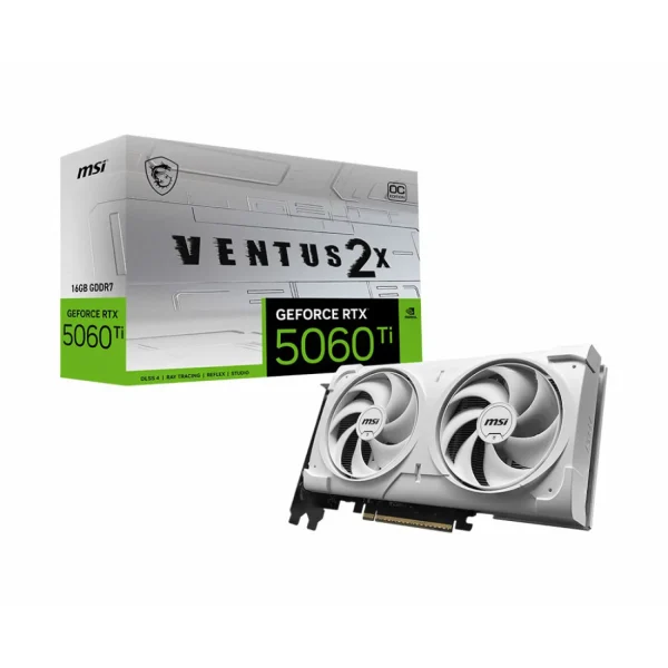 کارت گرافیک MSI RTX 5060 Ti 16G Ventus 2X OC White Plus