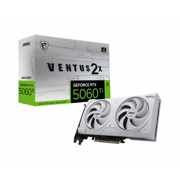 کارت گرافیک MSI RTX 5060 Ti 8G Ventus 2X Plus White