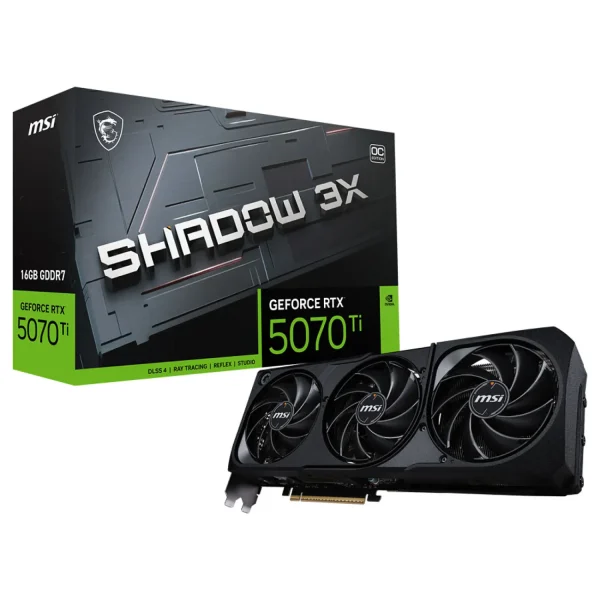 کارت گرافیک MSI RTX 5070 Ti 16G Shadow 3X OC