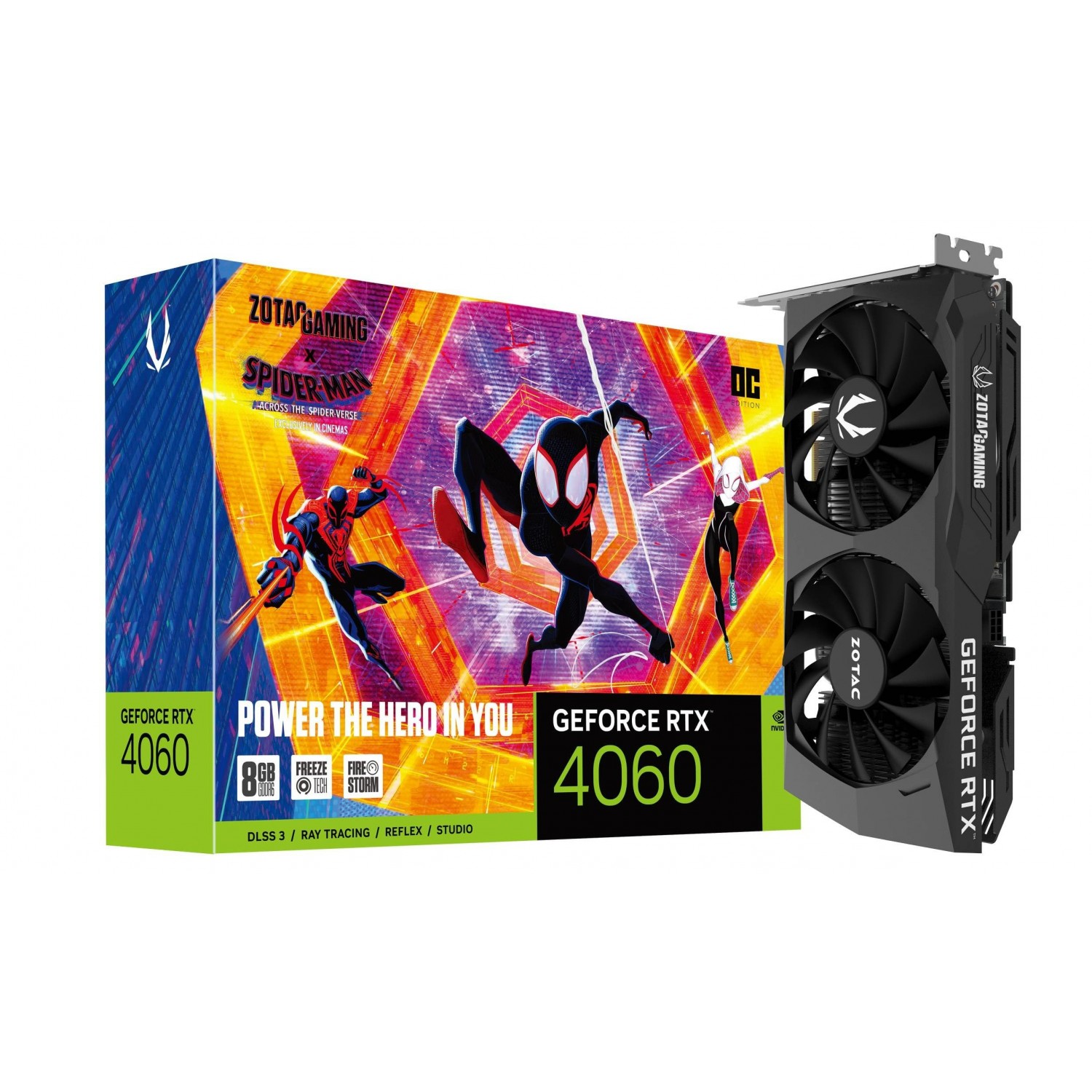 کارت گرافیک Zotac RTX 4060 Twin Edge OC 8GB – Spider-Man Bundle_6904e2754f8a7.jpeg کارت گرافیک Zotac RTX 4060 Twin Edge OC 8GB - Spider-Man Bundle - تصویر 1