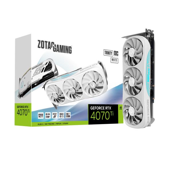 کارت گرافیک Zotac RTX 4070 Ti Trinity OC 12GB - White
