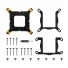 کولر پردازنده Gamdias Aura GL240 Digital - Black - تصویر 8