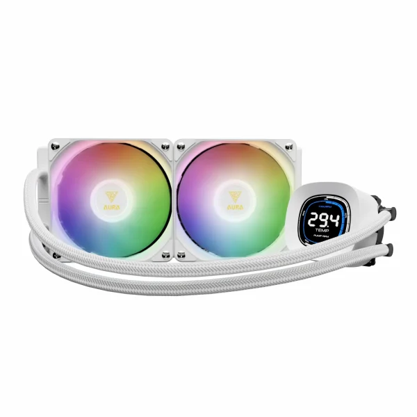 کولر پردازنده Gamdias Aura GL240 Digital - White