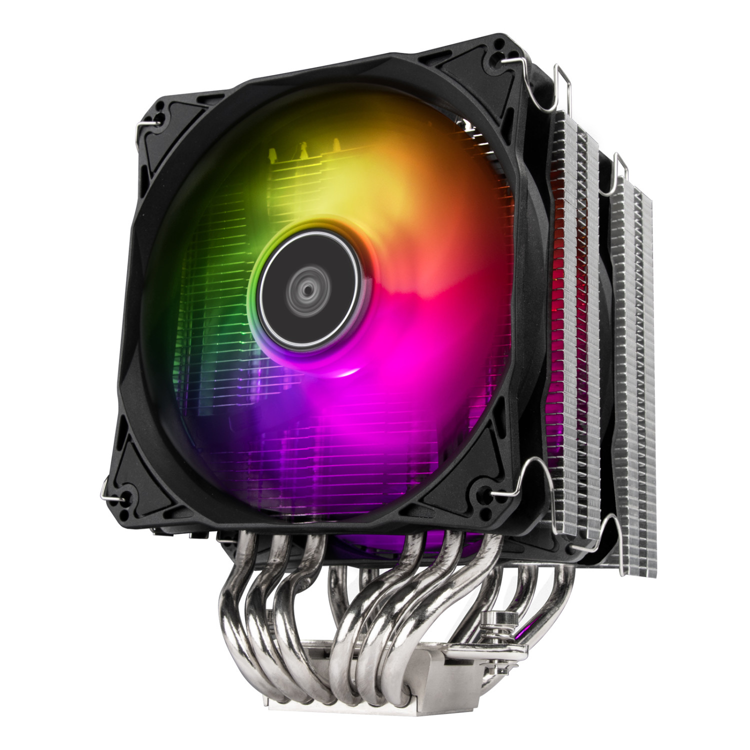 کولر پردازنده SilverStone Hydrogon D120 ARGB V2 – Black_6904d8f454fc6.jpeg کولر پردازنده SilverStone Hydrogon D120 ARGB V2 - Black - تصویر 1
