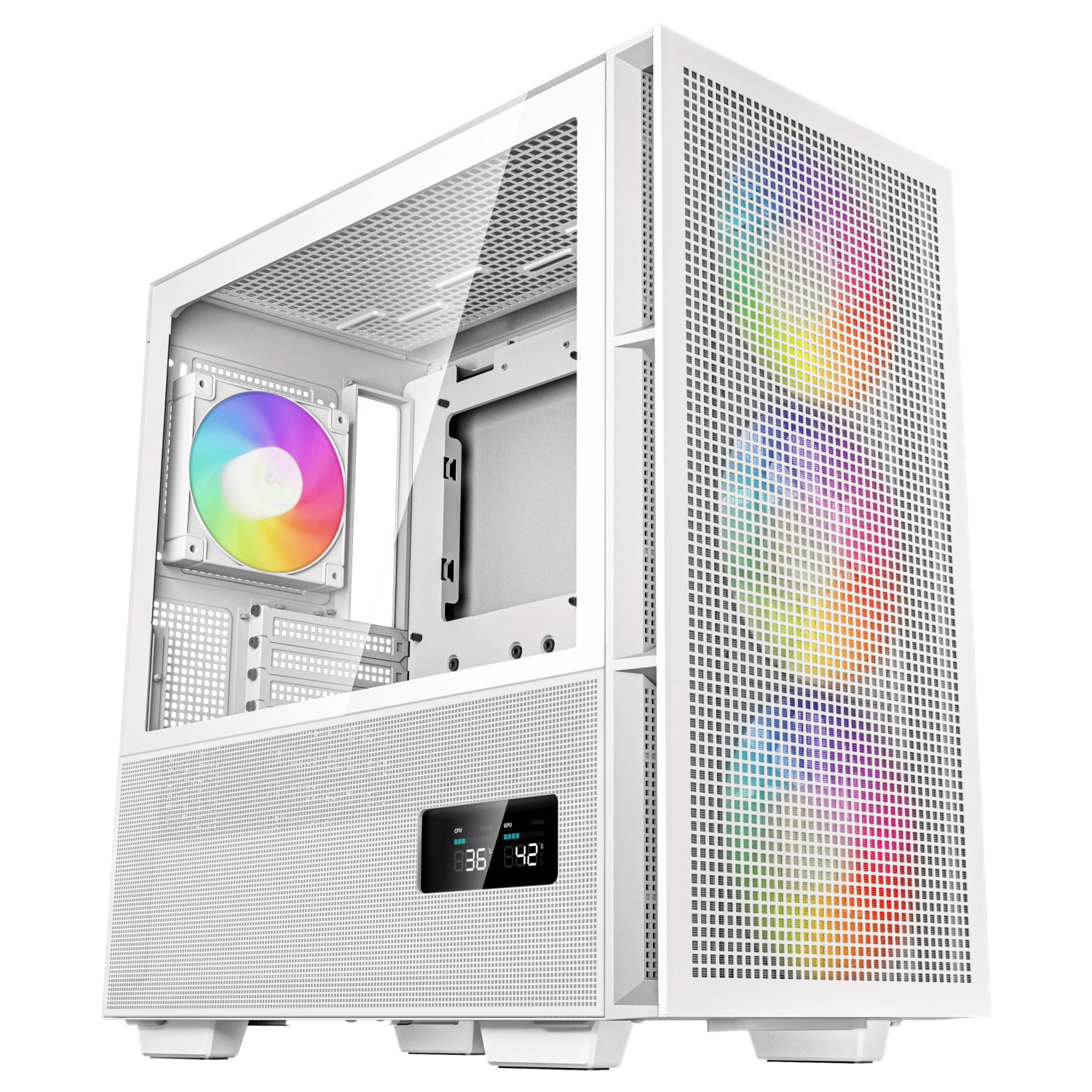 کیس DeepCool CH560 Digital – White_6904b038ddea2.jpeg کیس DeepCool CH560 Digital - White - تصویر 1
