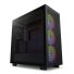 کیس NZXT H7 Flow (2023) - Matte Black - تصویر 2