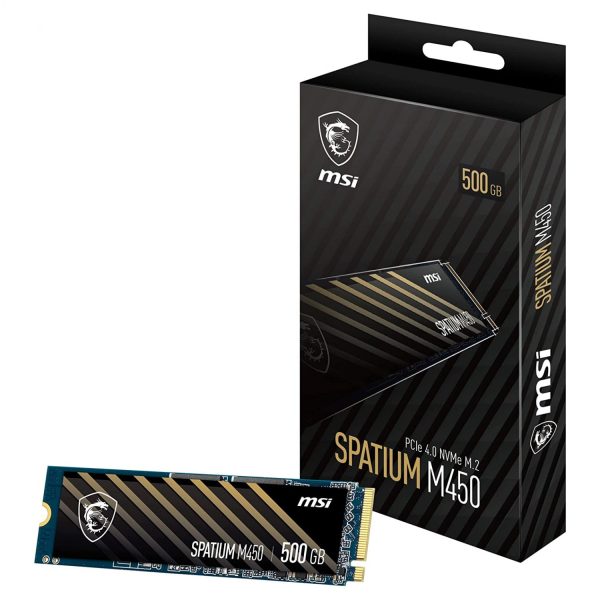 حافظه اس اس دی MSI Spatium M450 500GB
