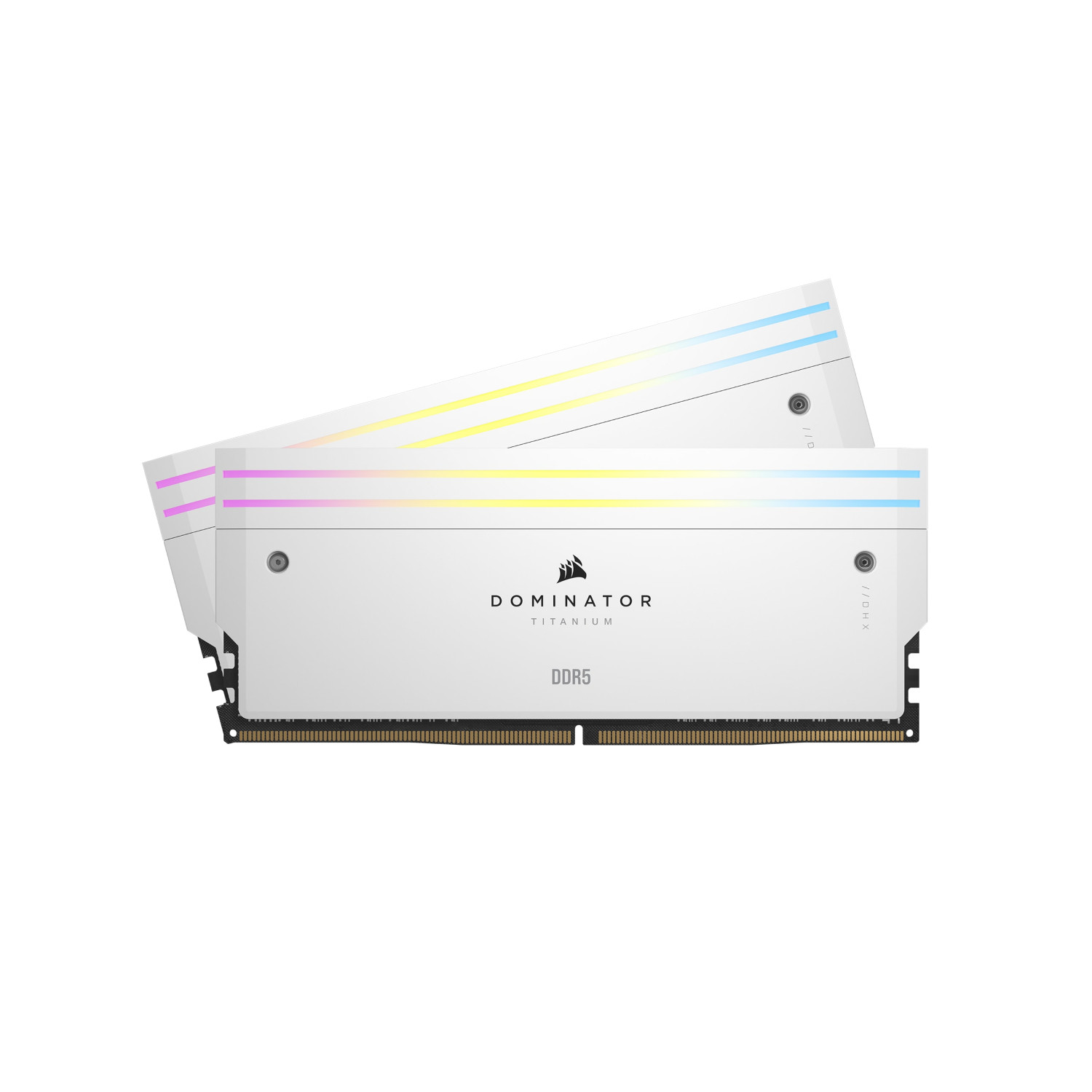 رم Corsair Dominator Titanium 32GB Dual 6400MHz CL32 – White_6916512aae9fc.jpeg رم Corsair Dominator Titanium 32GB Dual 6400MHz CL32 - White - تصویر 1
