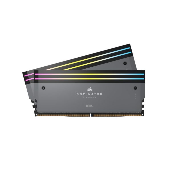 رم Corsair Dominator Titanium First Edition 64GB Dual 6000MHz CL30 - ‌Grey
