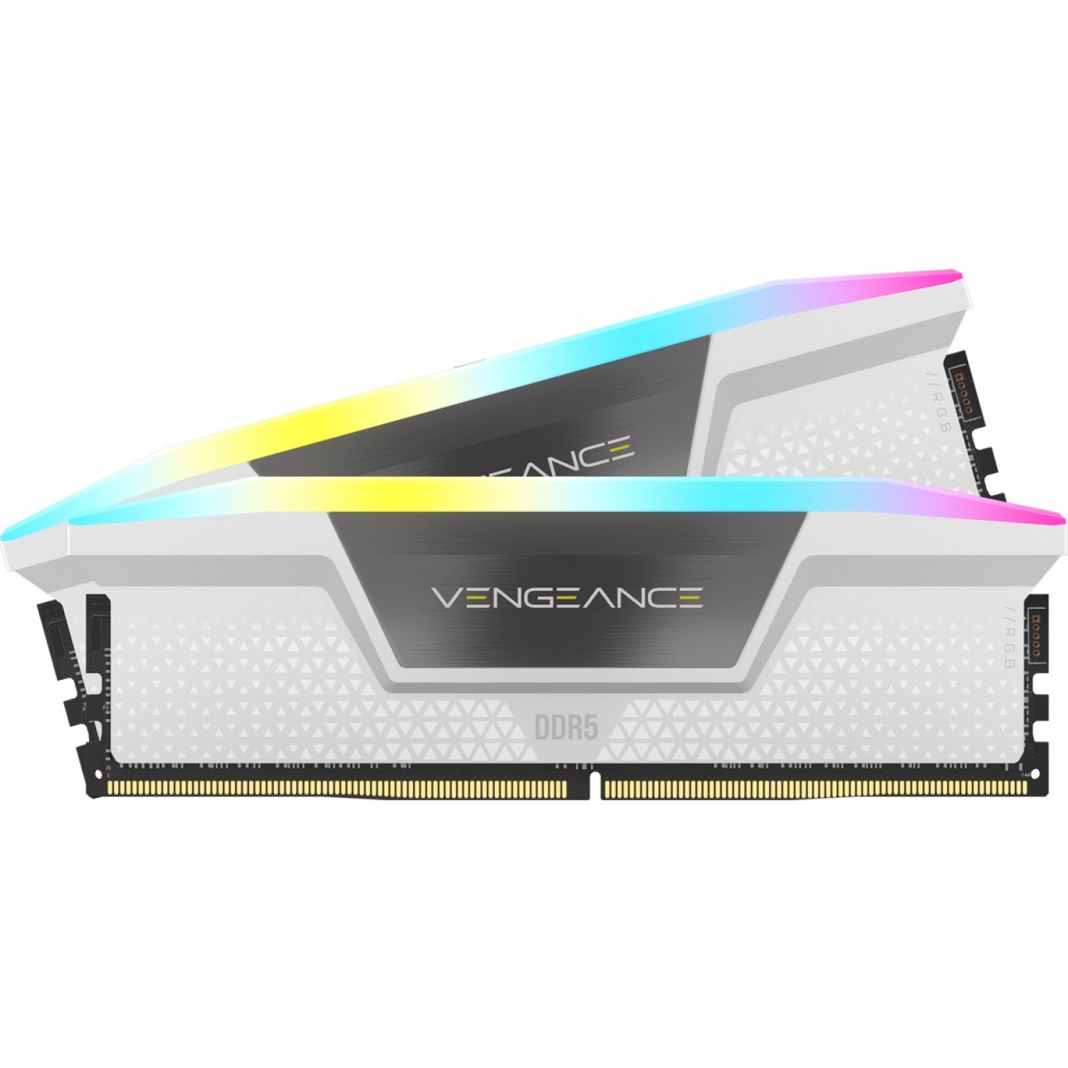 رم Corsair Vengeance RGB DDR5 32GB Dual 5200MHz CL40 – White_6910af0a32529.jpeg رم Corsair Vengeance RGB DDR5 32GB Dual 5200MHz CL40 - White - تصویر 1