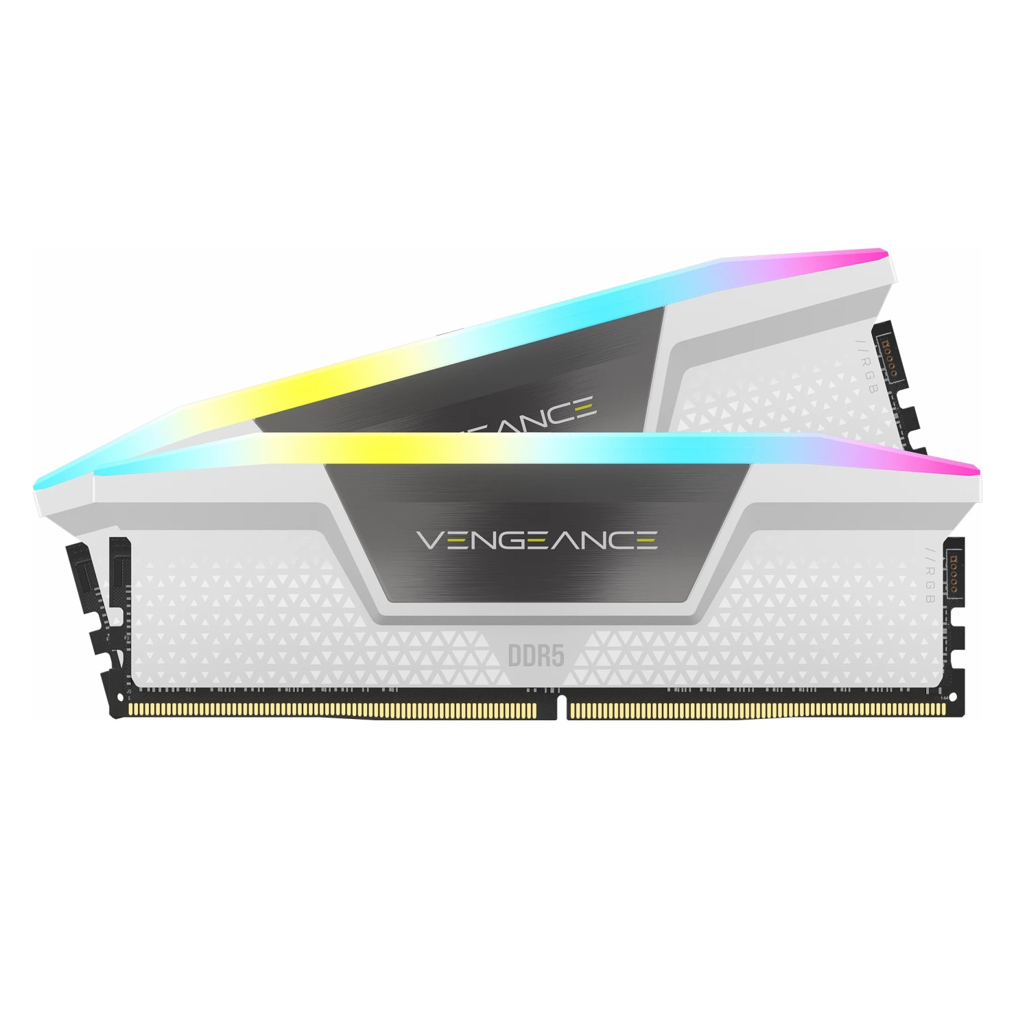 رم Corsair Vengeance RGB DDR5 96GB Dual 6600MHz CL32 – White_69147cc76ec1c.jpeg رم Corsair Vengeance RGB DDR5 96GB Dual 6600MHz CL32 - White - تصویر 1