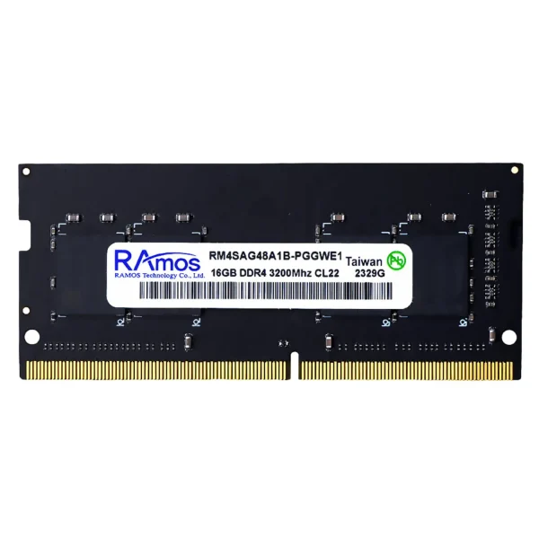 رم لپ تاپ RAmos SO-DIMM 16GB Single 3200MHz CL22