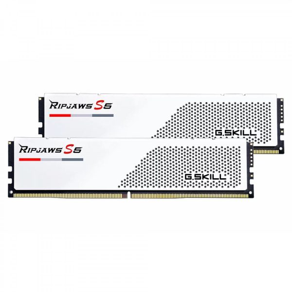 رم G.Skill Ripjaws S5 64GB Dual 5200MHz CL40 - White