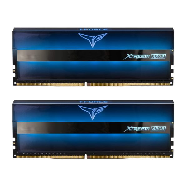رم Team Group T-Force Xtreem ARGB 16GB Dual 3600MHz CL18 - Blue