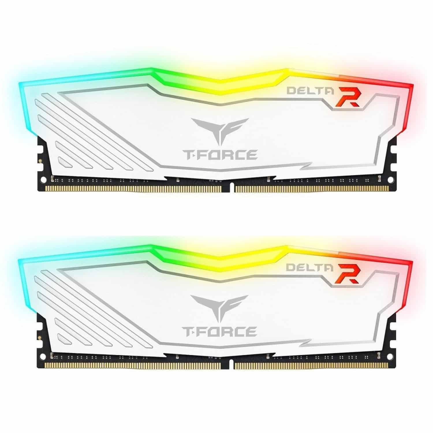رم TeamGroup T-Force DELTA RGB DDR4 16GB Dual 3600MHz CL18 – White_691cabddaef5e.jpeg رم TeamGroup T-Force DELTA RGB DDR4 16GB Dual 3600MHz CL18 - White - تصویر 1