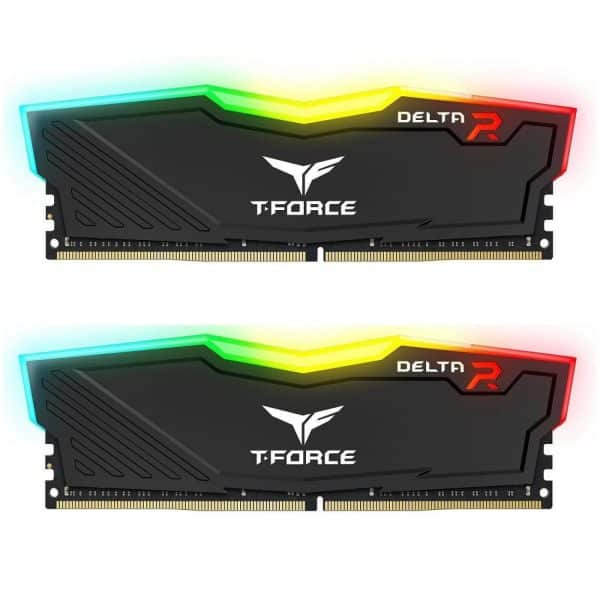 رم TeamGroup T-Force DELTA RGB DDR4 32GB Dual 3600MHz CL18 - Black