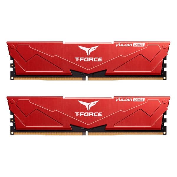 رم TeamGroup T-Force Vulcan DDR5 32GB Dual 6000MHz CL30 - Red