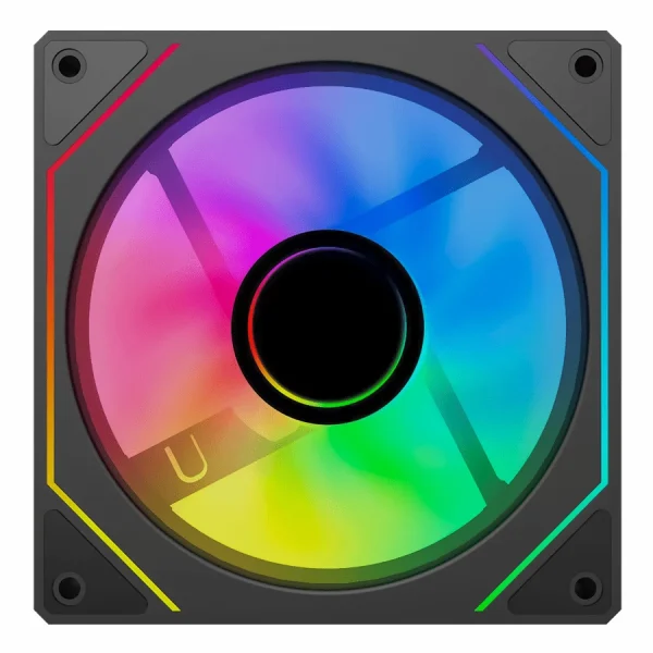 فن کیس Awest AVI-120 ARGB Reverse Blade - ‌Black