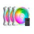 فن کیس Cooler Master MasterFan MF120 Halo White Edition - 3 in 1