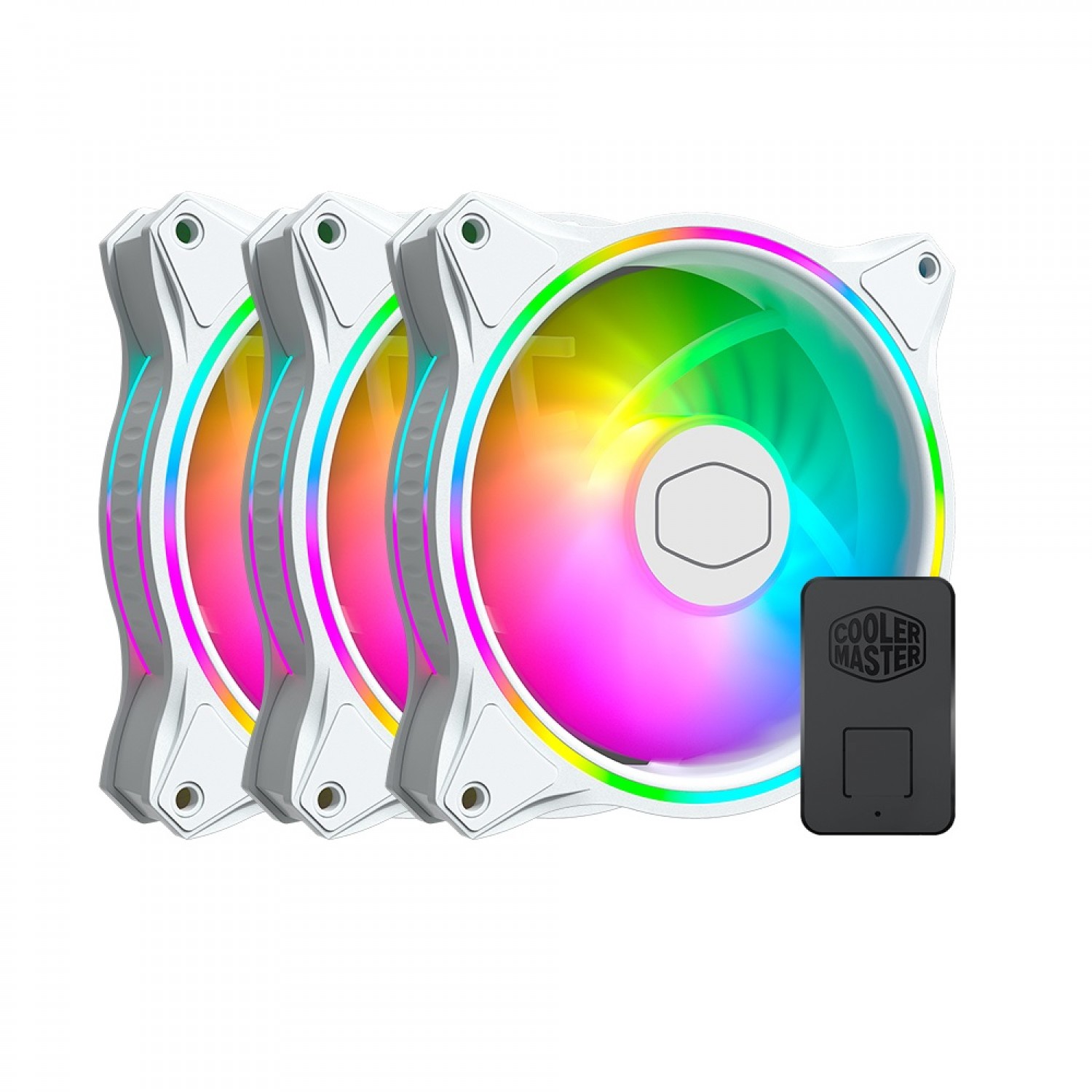 فن کیس Cooler Master MasterFan MF120 Halo White Edition – 3 in 1_6910bdc4ad217.jpeg فن کیس Cooler Master MasterFan MF120 Halo White Edition - 3 in 1 - تصویر 1