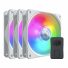 فن کیس Cooler Master SickleFlow 120 ARGB White Edition - 3 in 1