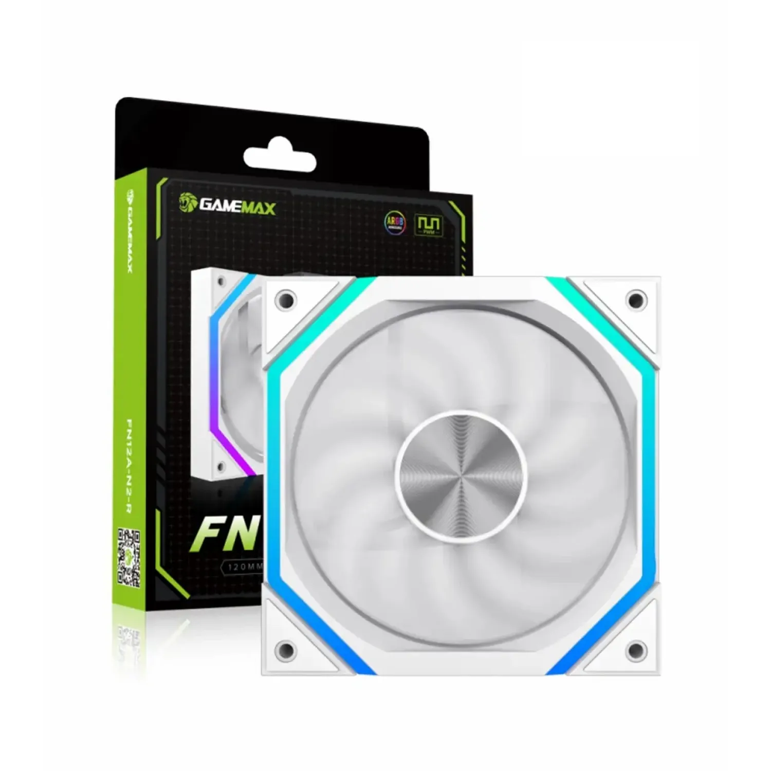 فن کیس GameMax FN12A-N2 – White_6910c5e61a04a.webp فن کیس GameMax FN12A-N2 - White - تصویر 1